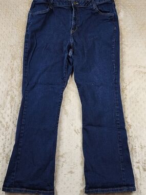 EVRI Denim Blue Bootcut Jeans Women's Plus Size 16W